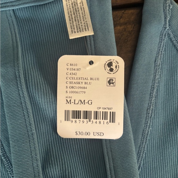 FP Movement by Free People Celestial Blue Bralette Tank - Picture 3 of 4